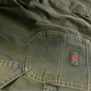 Dickies Green Carpenter Pants Size 28w